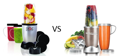 Difference between magic shop bullet and nutribullet